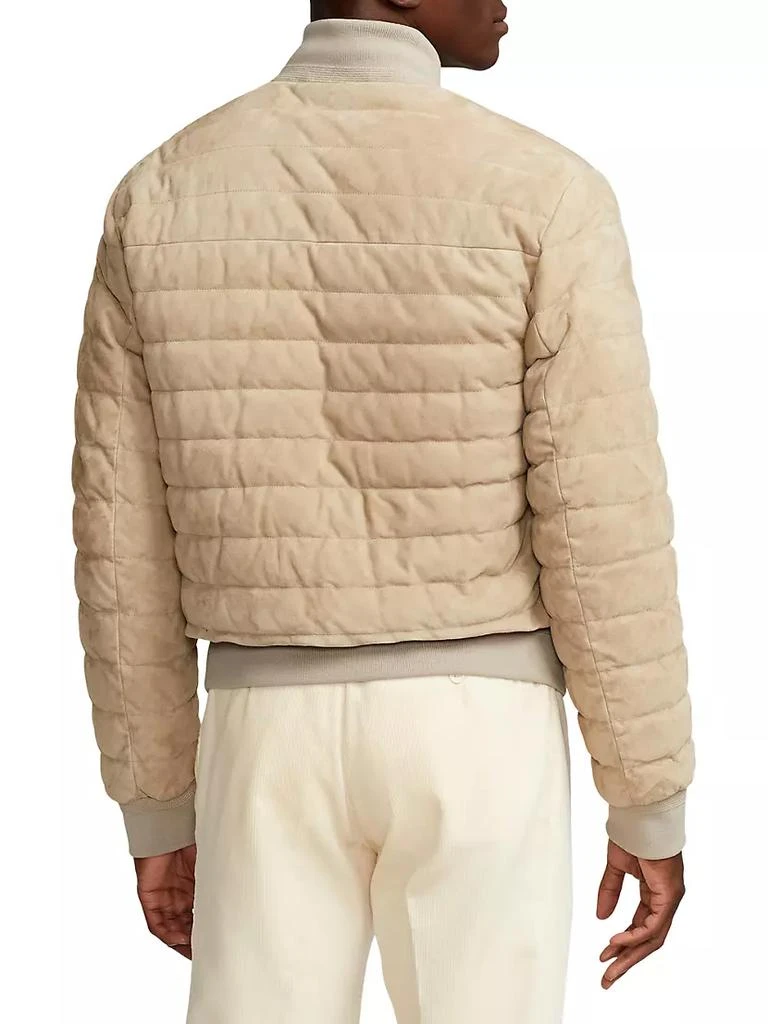 商品Ralph Lauren|Kendal Suede Bomber Jacket,价格¥25723,第5张图片详细描述