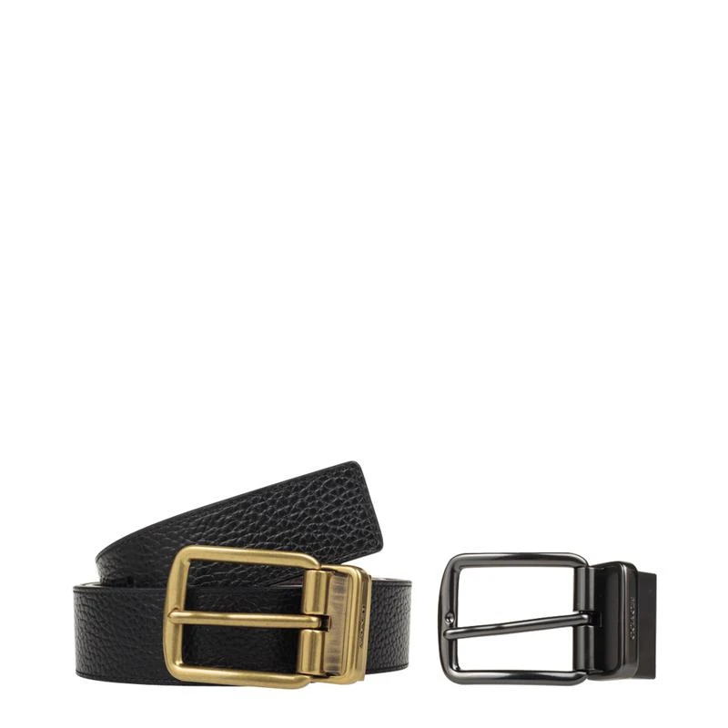 商品Coach|香港直发COACH 男士均码盒装腰带黑色,价格¥1458,第6张图片详细描述