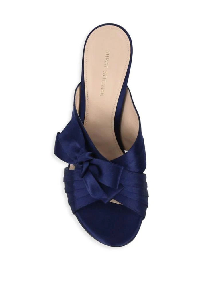 商品Stuart Weitzman|Stuart Weitzman - Ribbon Satin Sandals,价格¥1334,第4张图片详细描述