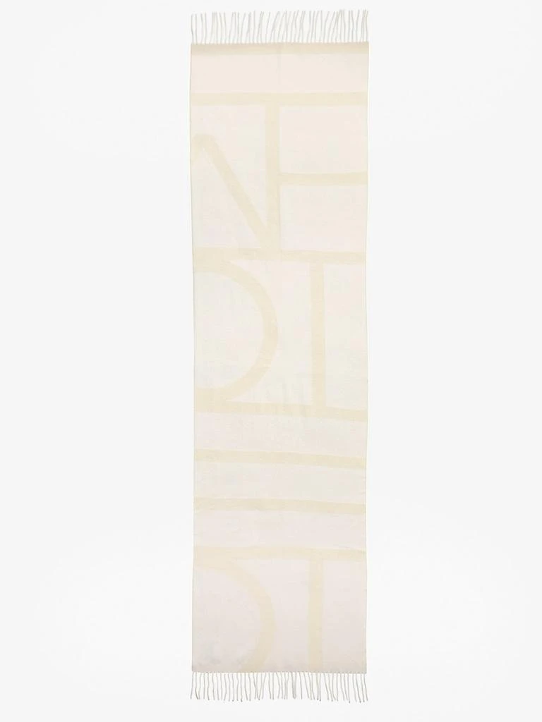 商品Totême|Monogram-jacquard wool scarf,价格¥2216,第3张图片详细描述