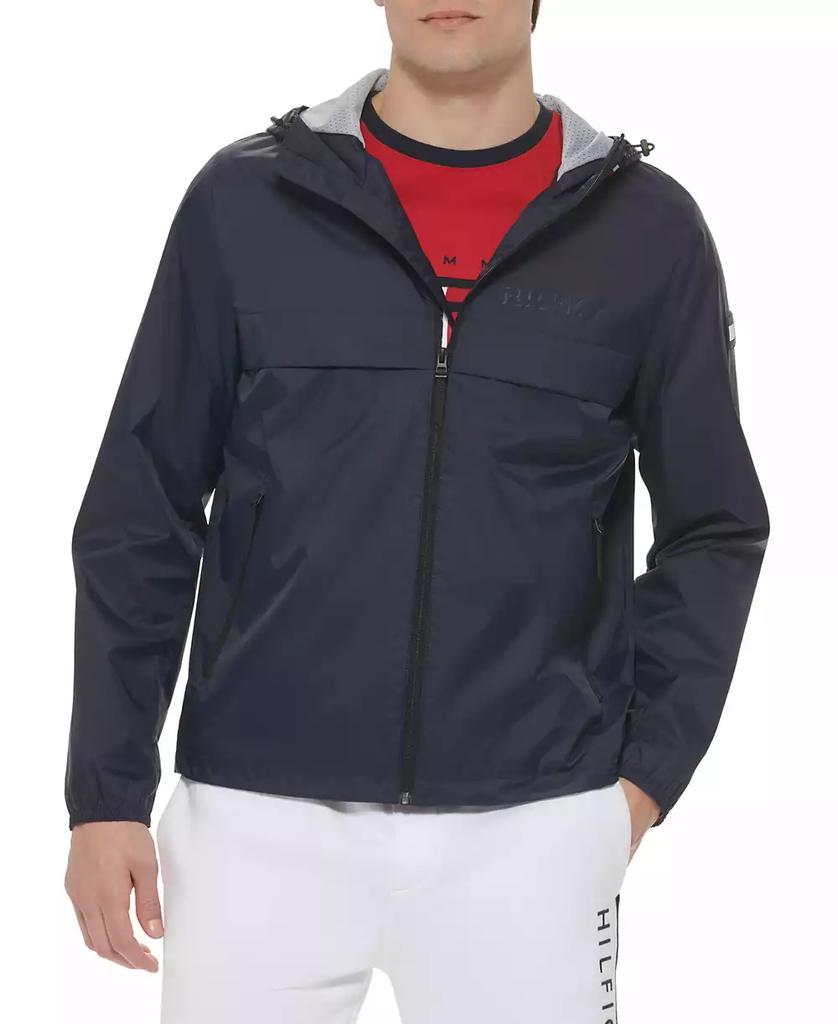 Tommy Hilfiger | Men's Stretch Hooded Zip-Front Rain Jacket 328.58元 商品图片