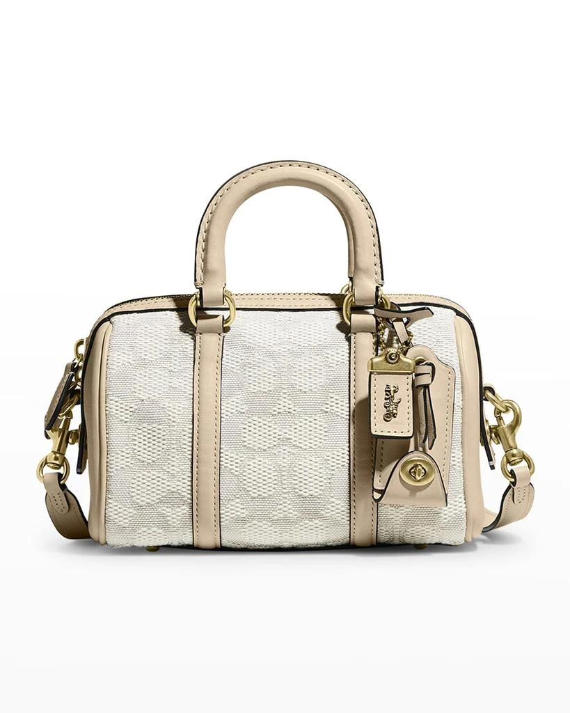 商品Coach|Rogue Monogram Jacquard Satchel Bag,价格¥3319,第1张图片