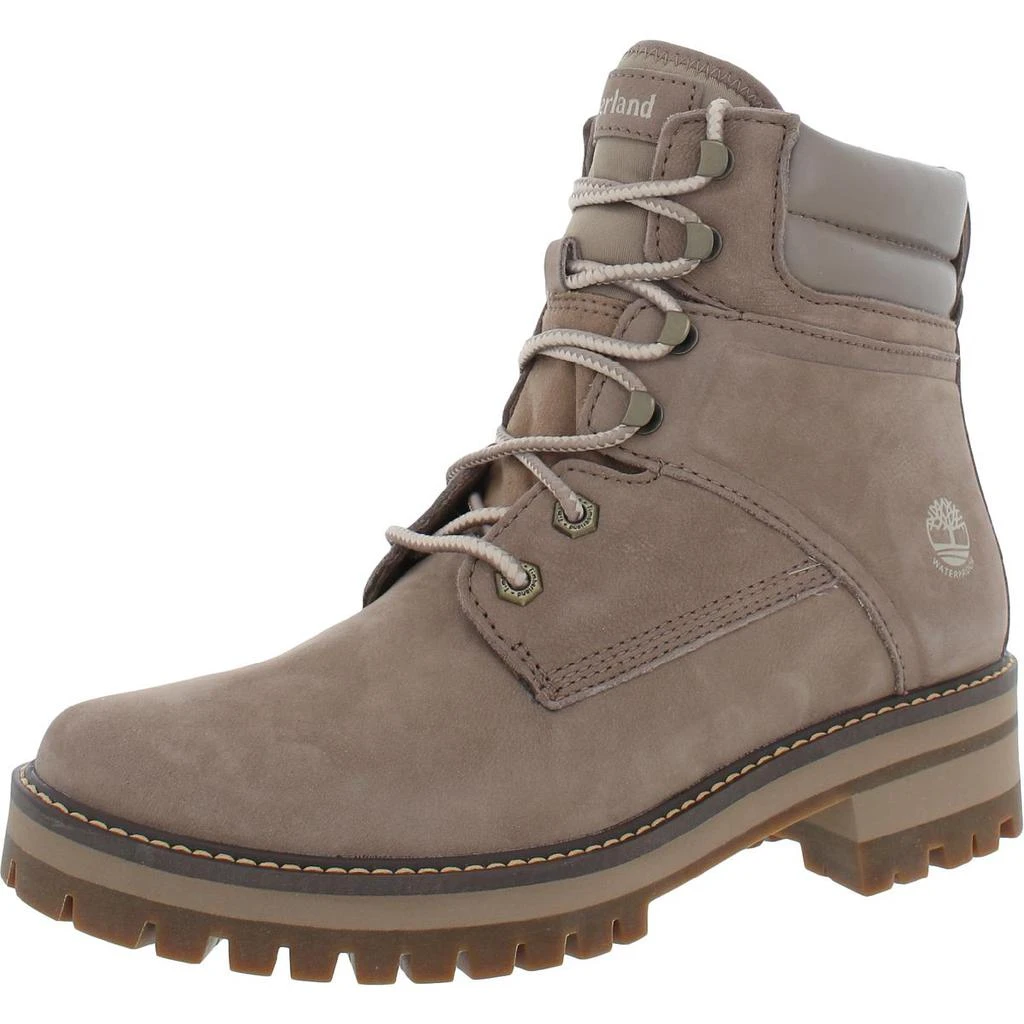 商品Timberland|Timberland Womens Courmayeur Valley Almond Toe Nubuck Combat & Lace-up Boots,价格¥493,第1张图片