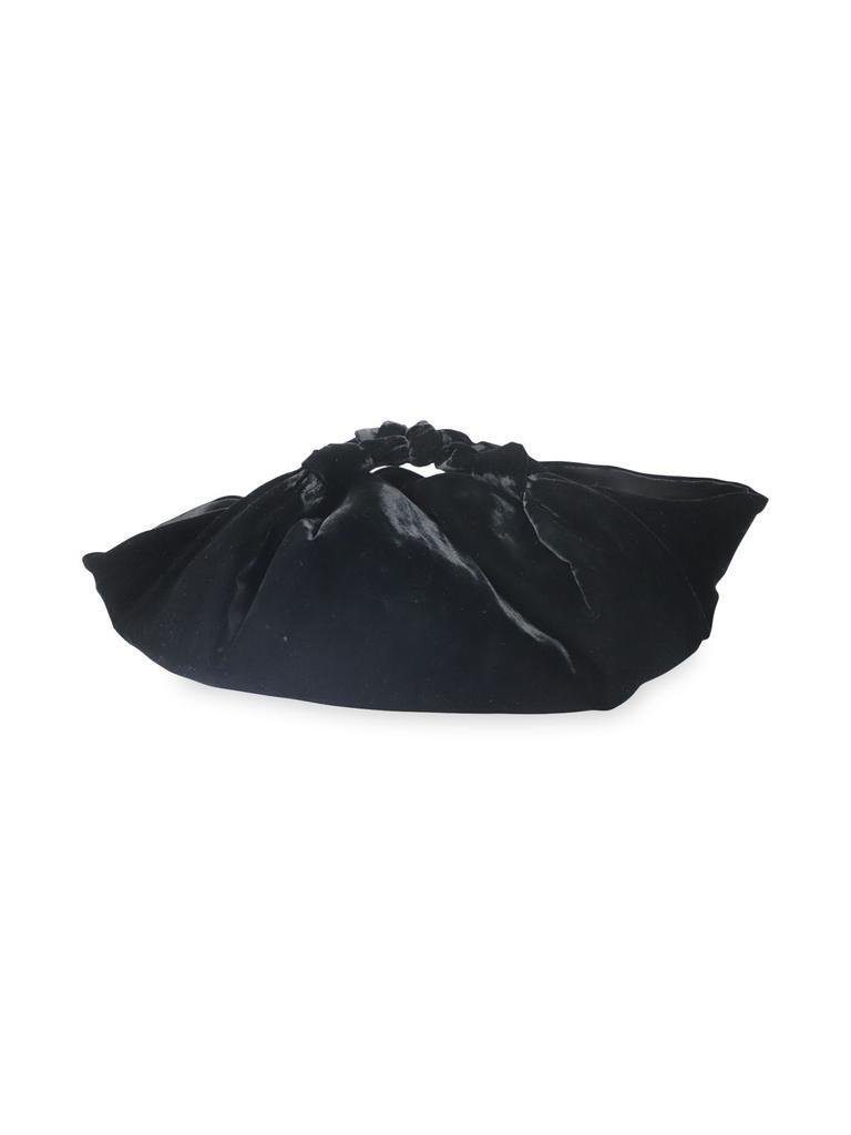 商品[二手商品] The Row|The Row Ascot 2 Bag In Black Velvet,价格¥3750,第5张图片详细描述