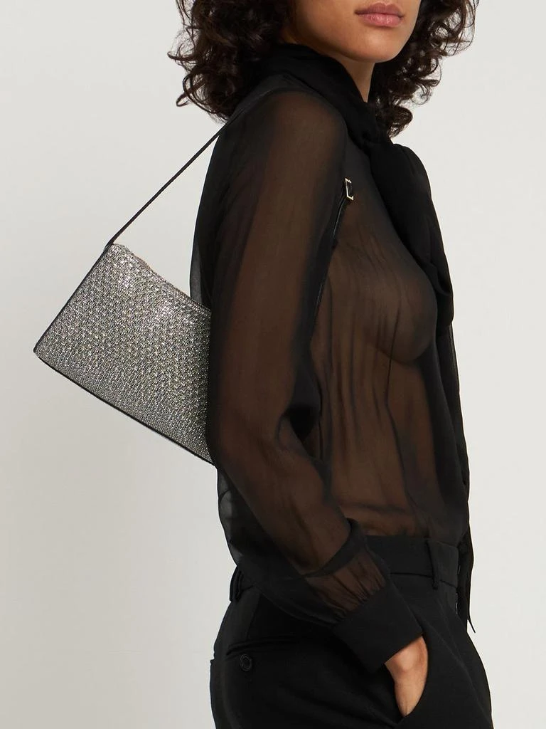 商品Manu Atelier|Mini Prism Mesh Knit & Suede Bag,价格¥1139,第1张图片