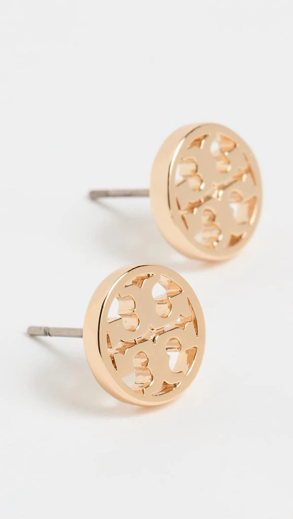 商品Tory Burch|Tory Burch 徽标圆圈耳钉,价格¥666,第3张图片详细描述