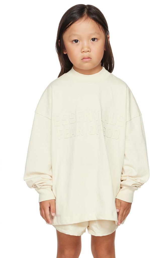 商品Essentials|Kids Off-White Logo Long Sleeve T-Shirt,价格¥200,第1张图片