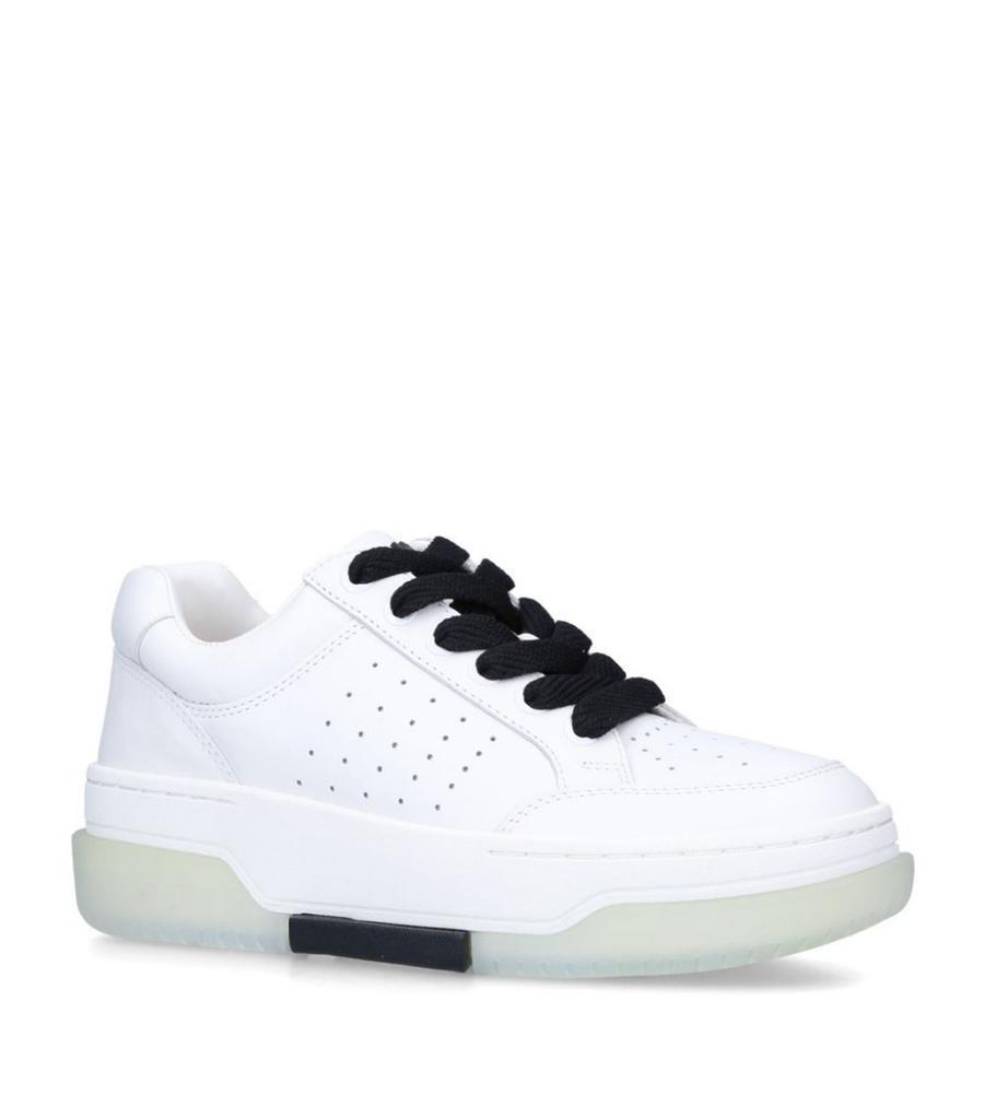 商品AMIRI|Leather Stadium Low-Top Sneakers,价格¥4806,第1张图片