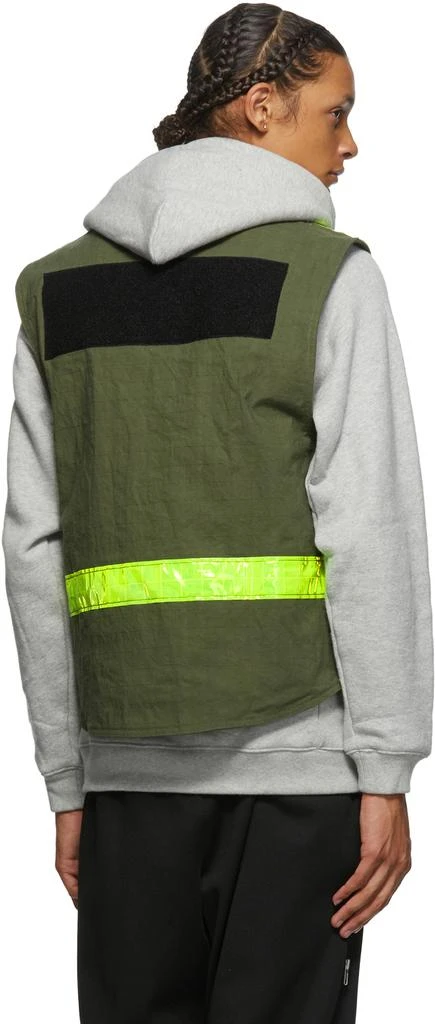 商品SANKUANZ|Grey & Khaki Vest Hoodie,价格¥1272,第3张图片详细描述