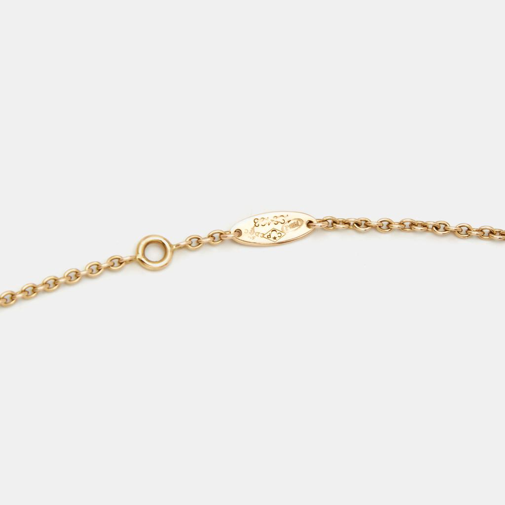 Dior Rose Des Vents Onyx Diamond 18k Rose Gold Necklace商品第5张图片规格展示