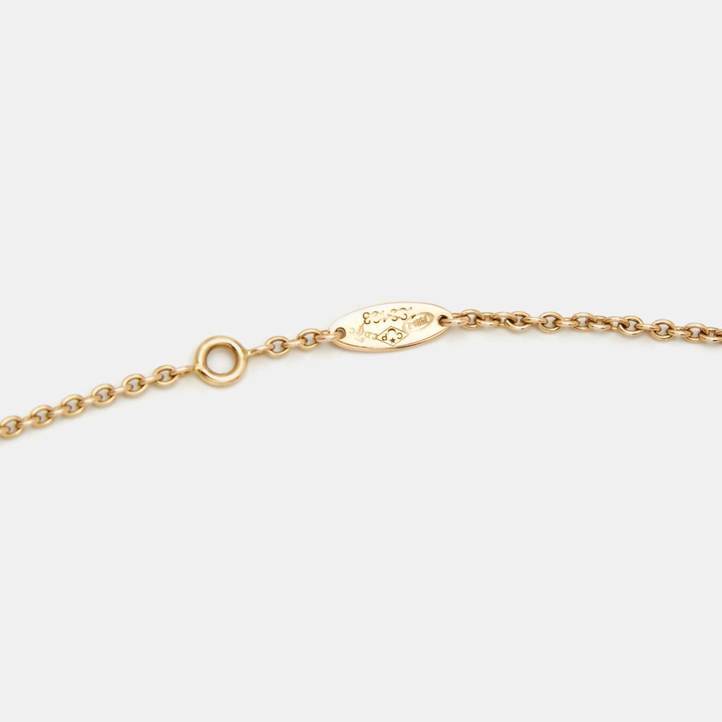 商品[二手商品] Dior|Dior Rose Des Vents Onyx Diamond 18k Rose Gold Necklace,价格¥14031,第7张图片详细描述