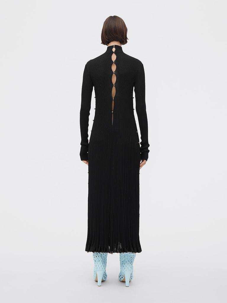 商品Bottega Veneta|Light Viscose Plissé Maxi Dress,价格¥29345,第5张图片详细描述