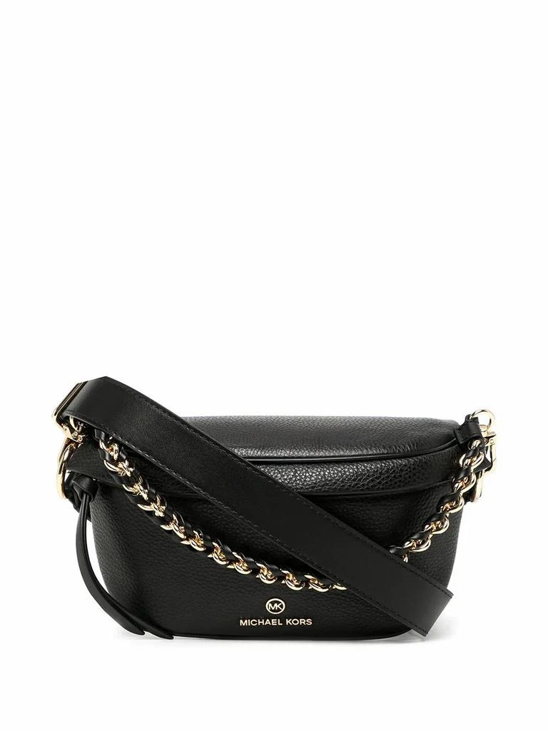 商品Michael Kors|Michael Kors Womens Black Leather Belt Bag,价格¥3131,第1张图片