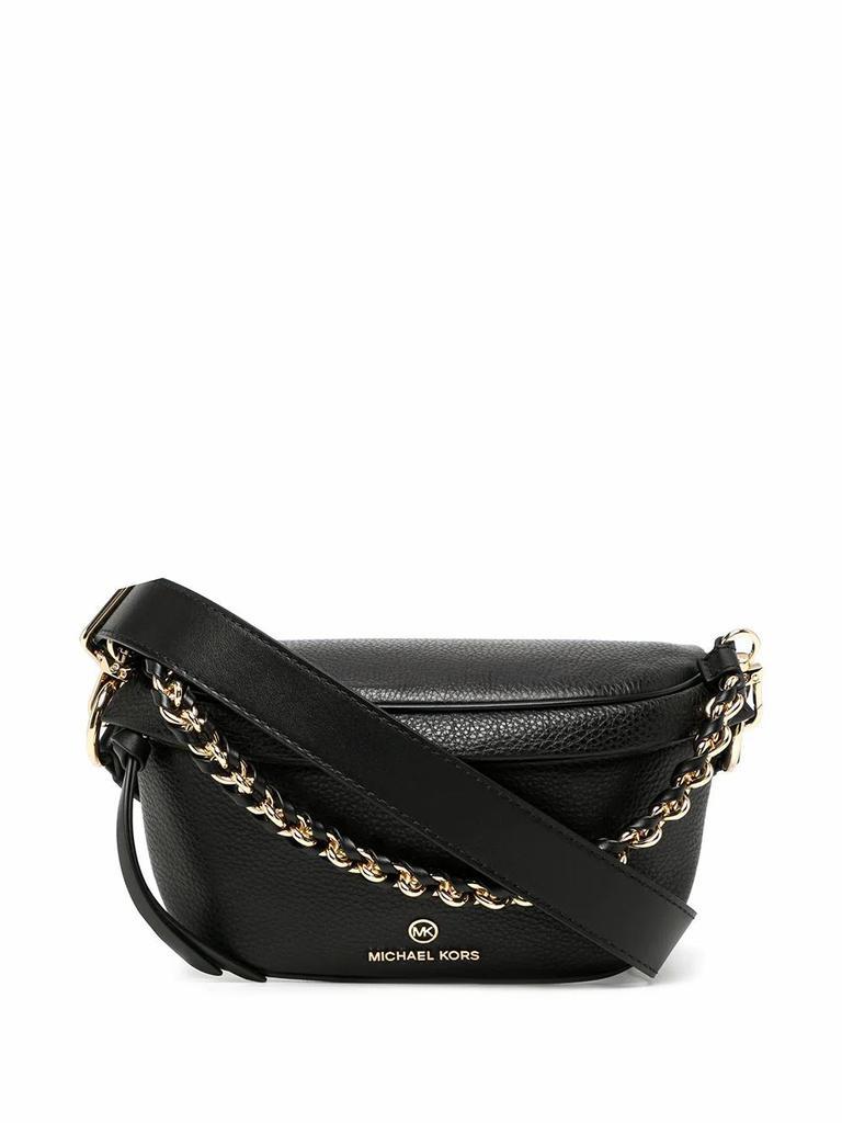 商品Michael Kors|Michael Kors Women's Black Leather Belt Bag,价格¥2907,第1张图片