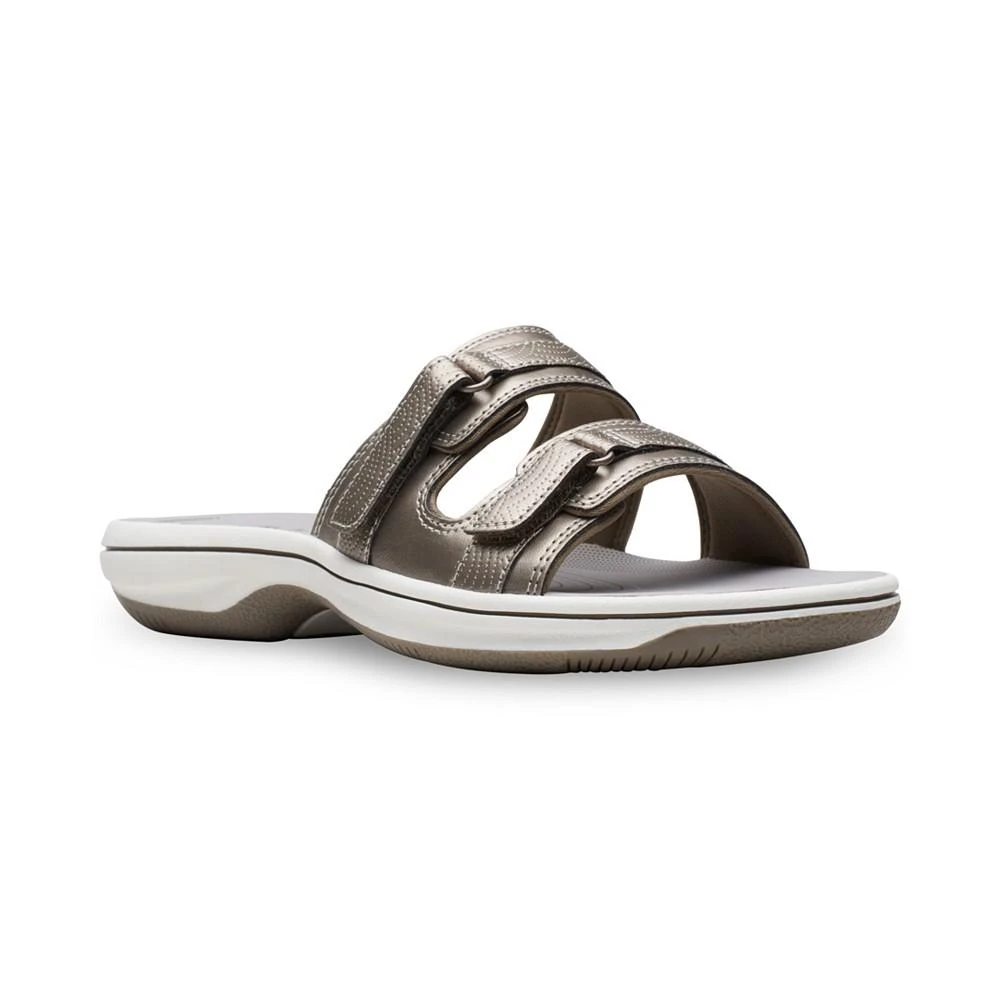 商品Clarks|Women's Cloudsteppers Breeze Piper Comfort Slide Sandals,价格¥249,第1张图片