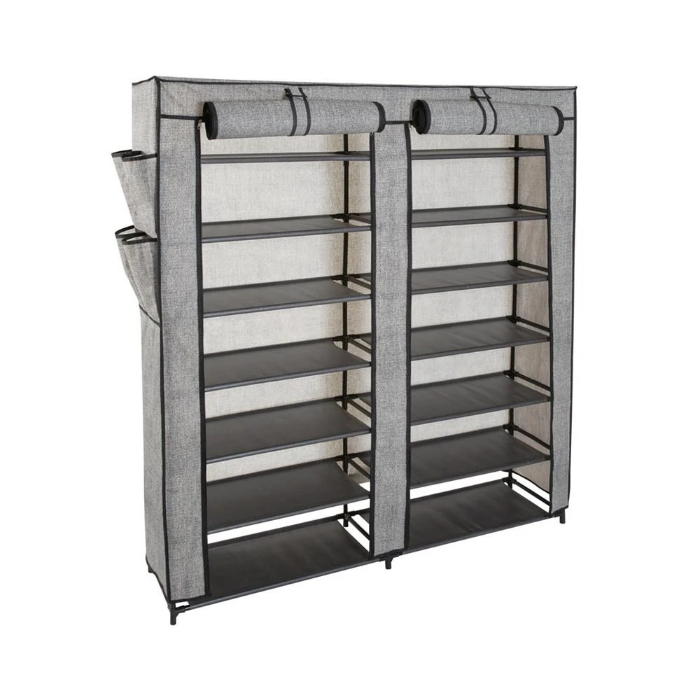 商品Simplify|7 Tier Double Wide 14 Shelf Shoe Closet,价格¥635,第1张图片