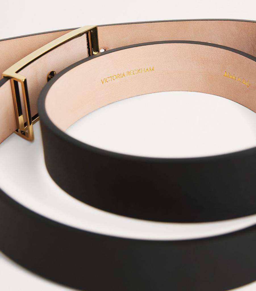 【VIP価格】VICTORIA BECKHAM レザーベルト Jumbo Frame Belt In Burgundy Leather – Victoria Beckham Inc
