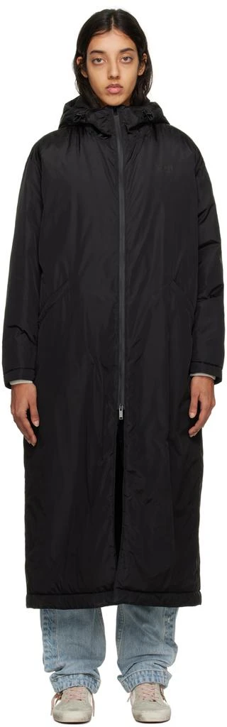 商品Golden Goose|Black Long Hooded Jacket,价格¥4936,第1张图片