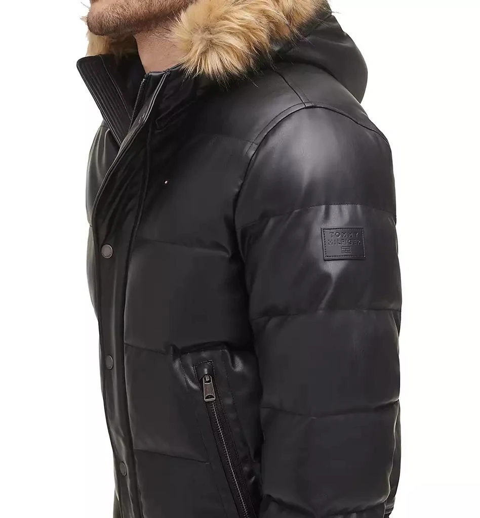 商品Tommy Hilfiger|Men's Quilted Snorkel Bomber Jacket,价格¥987,第4张图片详细描述