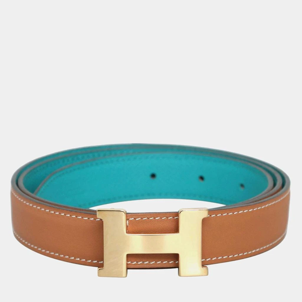 商品[二手商品] Hermes|Hermes Brown Epsom, Swift Leather Mini Constance 24 Reversible Belt,价格¥5351,第1张图片