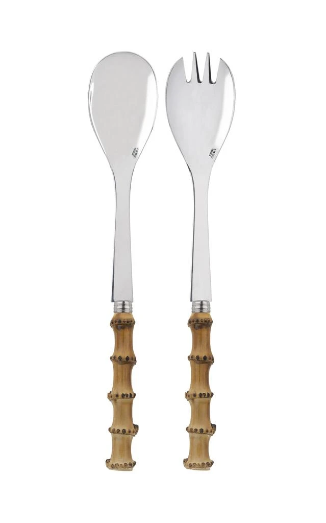 商品Sabre|Sabre - Panda Bamboo Two-Piece Salad Set - Brown - Moda Operandi,价格¥711,第1张图片