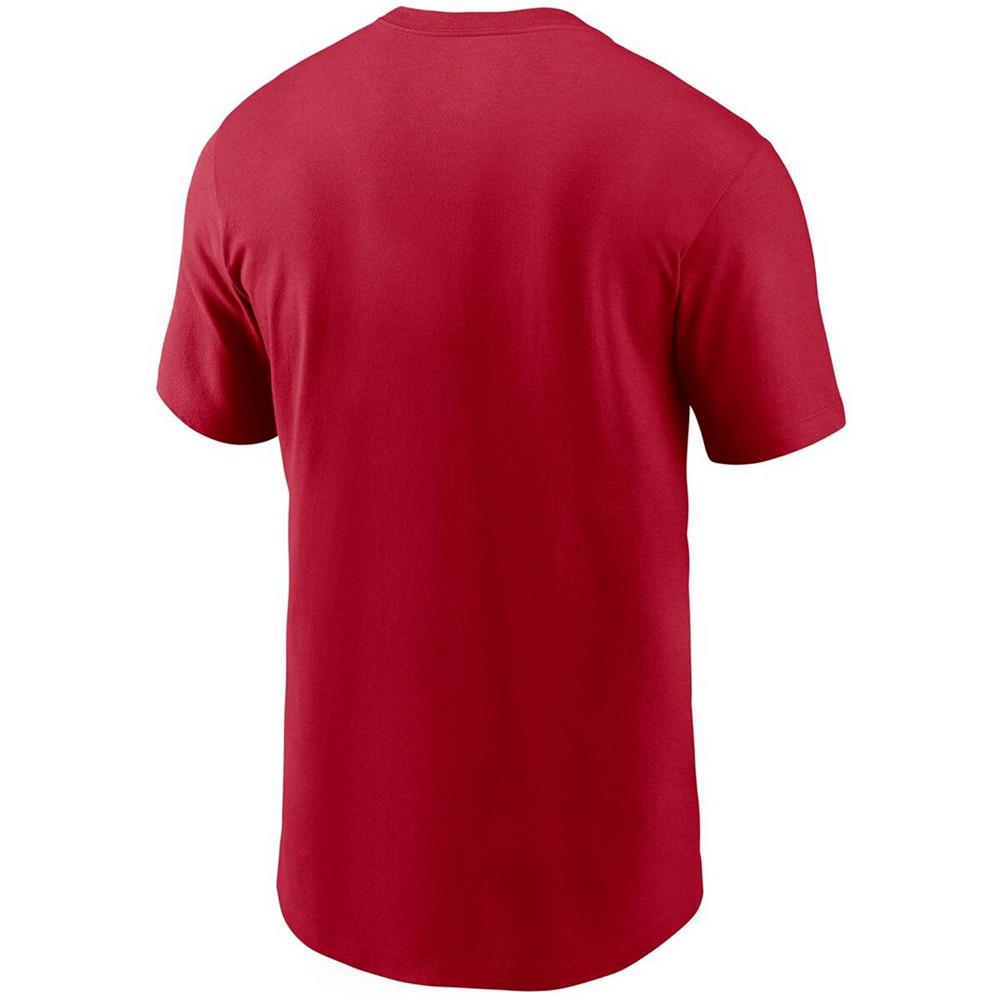 Men's Scarlet San Francisco 49Ers Broadcast Essential T-shirt商品第4张图片规格展示