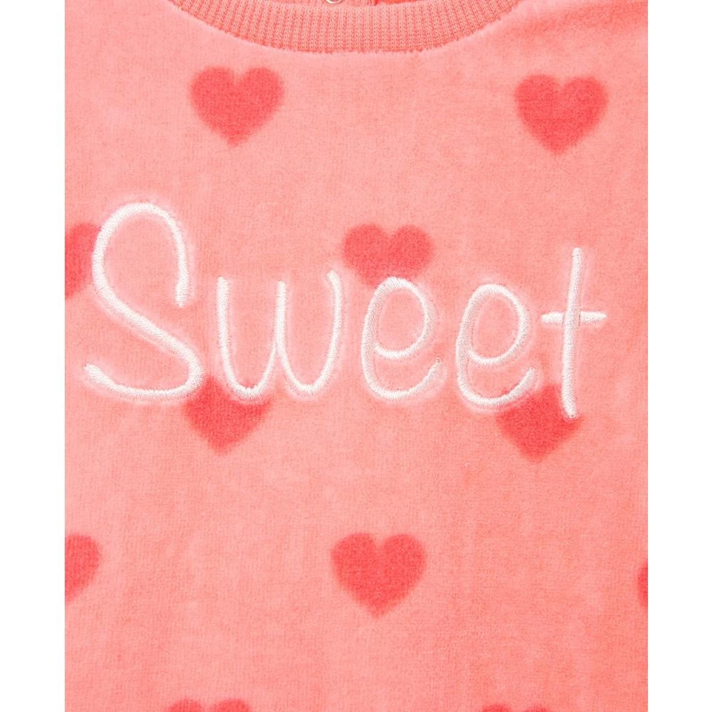 商品Little Me|Baby Girls Sweet Heart T-shirt and Pants, 2-Piece Set,价格¥254,第4张图片详细描述