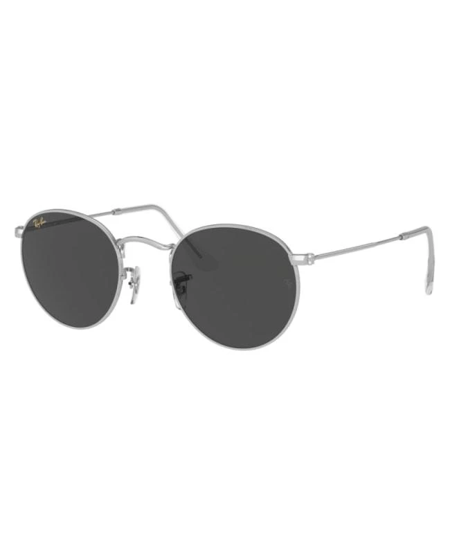 商品Ray-Ban|Ray-Ban Silver Round Metal Grey Men's Sunglasses RB34479198B147,价格¥645,第2张图片详细描述