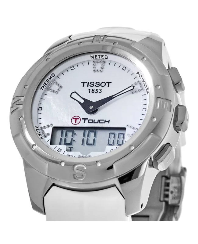 商品Tissot|Tissot T-Touch II Titanium Digital & Analog Women's Watch T047.220.46.116.00,价格¥2274,第3张图片详细描述