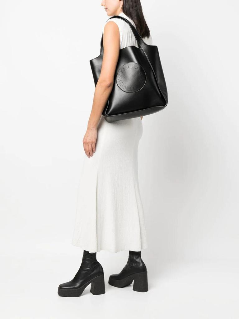 商品Stella McCartney|STELLA McCARTNEY Stella perforated-logo tote bag,价格¥6602,第4张图片详细描述