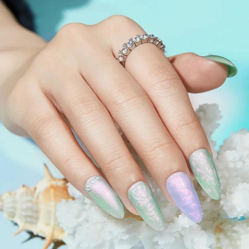 商品[国内直发] MODELONES|Mermaid's Shell|美人鱼的贝壳 - 6色甲油胶套装,价格¥140,第3张图片详细描述