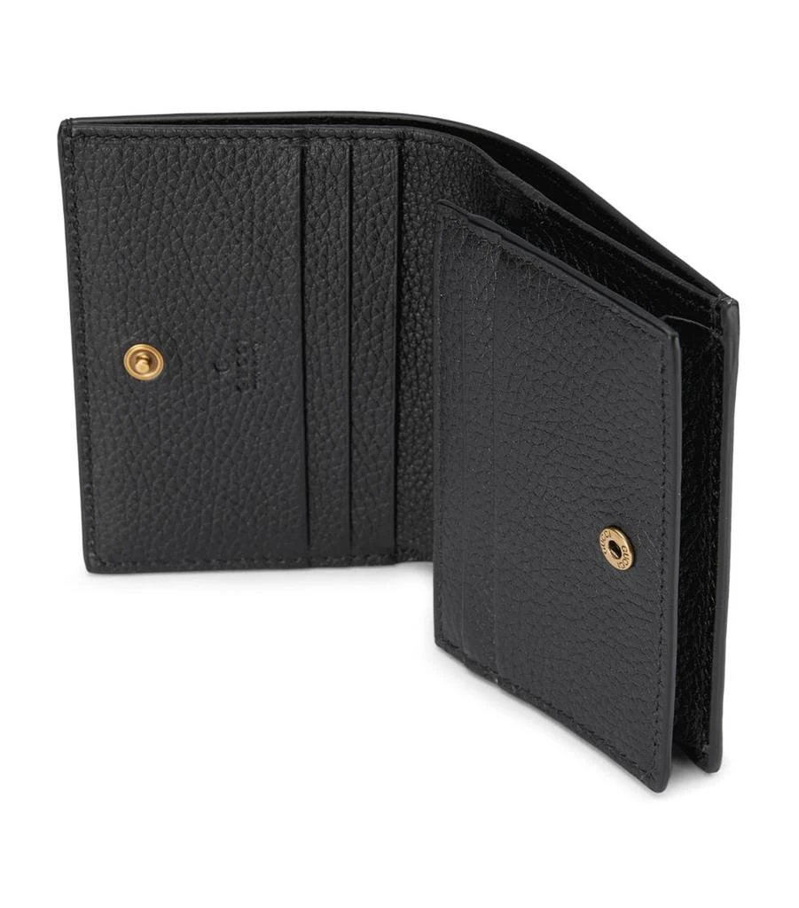 商品Gucci|Leather Interlocking G Wallet,价格¥3889,第2张图片详细描述