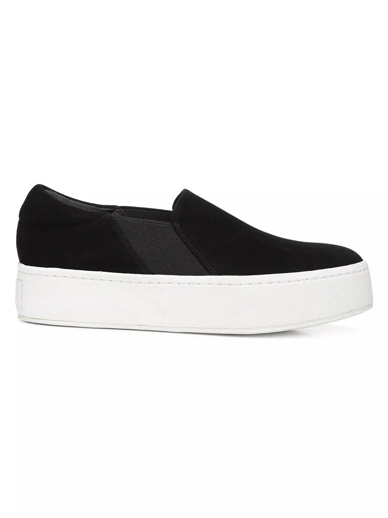 商品Vince|Warren Slip-On Platform Suede Sneakers,价格¥1882,第1张图片