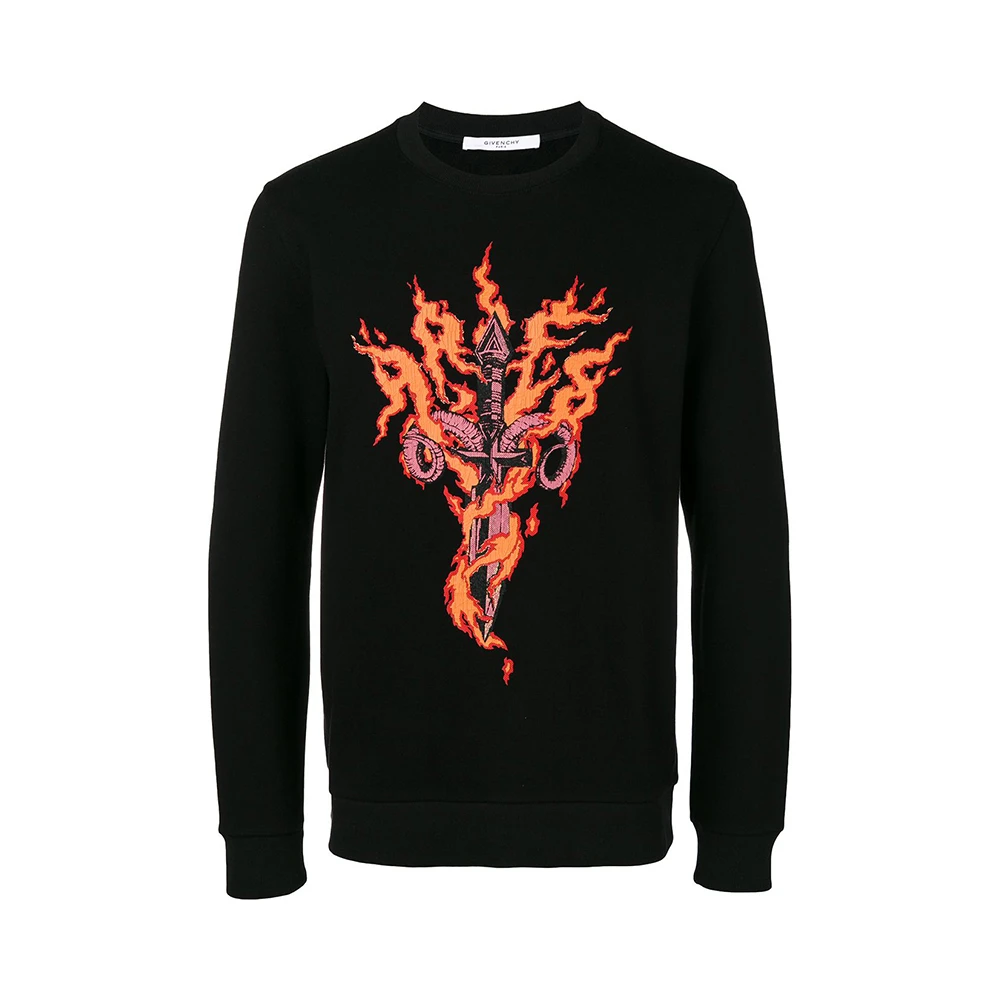 商品Givenchy|GIVENCHY 黑色男士卫衣/帽衫 BM70EL306C-001,价格¥2560,第1张图片