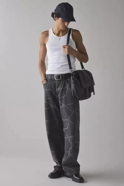 商品BDG|BDG Nitro Barbed Wire Baggy Fit Jean,价格¥666,第4张图片详细描述