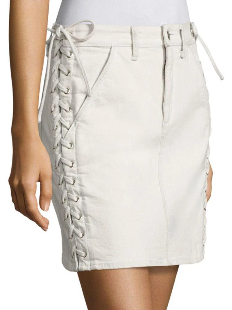 商品A.L.C.|A.L.C. Ringo Lace-Up Denim Skirt,价格¥681,第3张图片详细描述