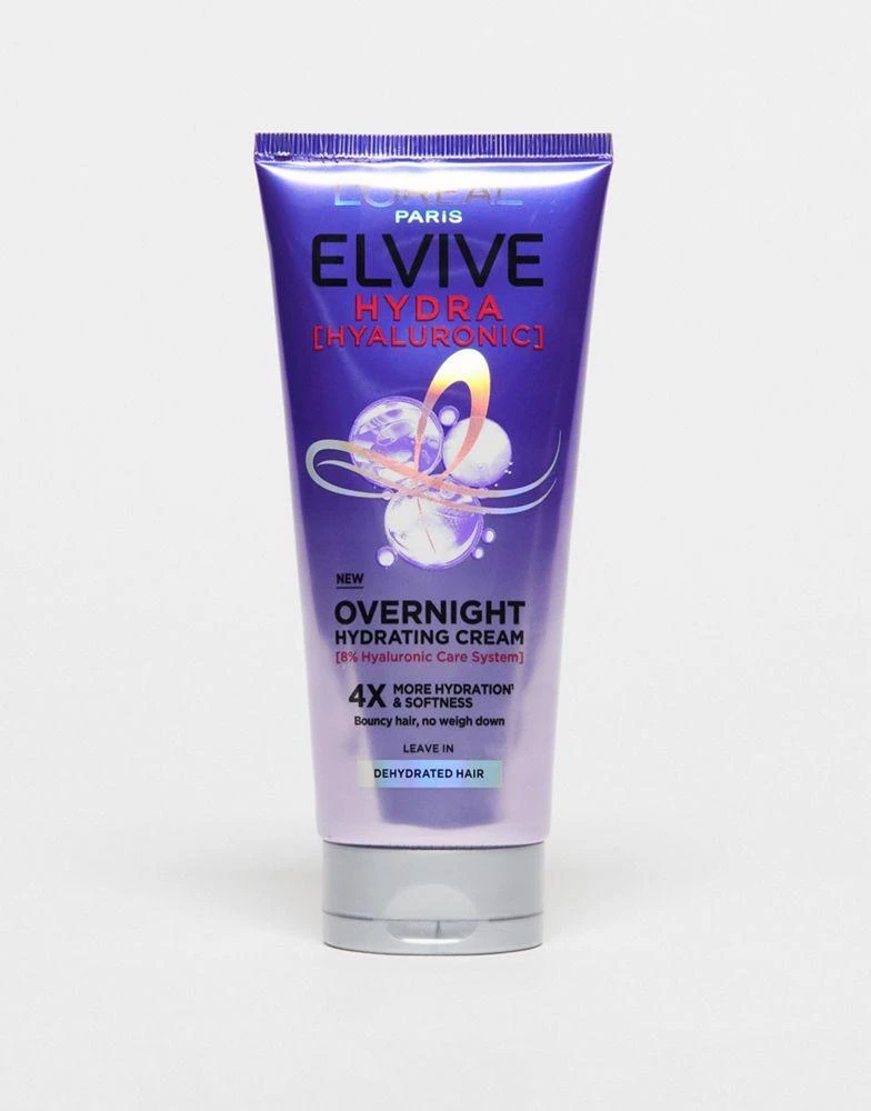 商品L'Oreal Elvive|L'Oreal Elvive Hydra Hyaluronic Acid Overnight Hydrating Cream for Dry Hair, 200ml,价格¥135,第1张图片