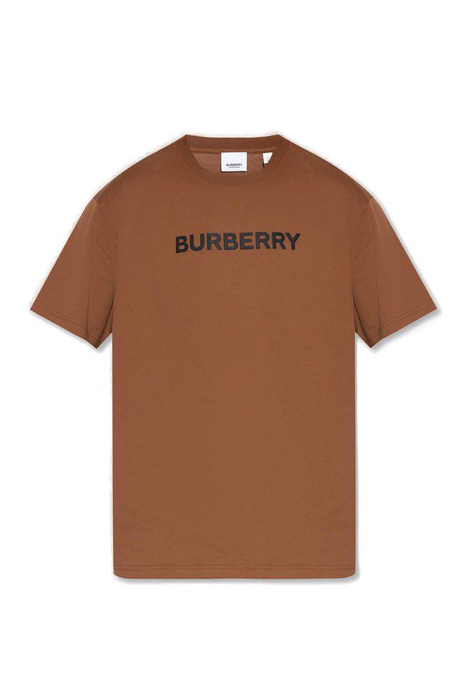 Burberry Logo Printed Crewneck T-Shirt商品第1张图片规格展示