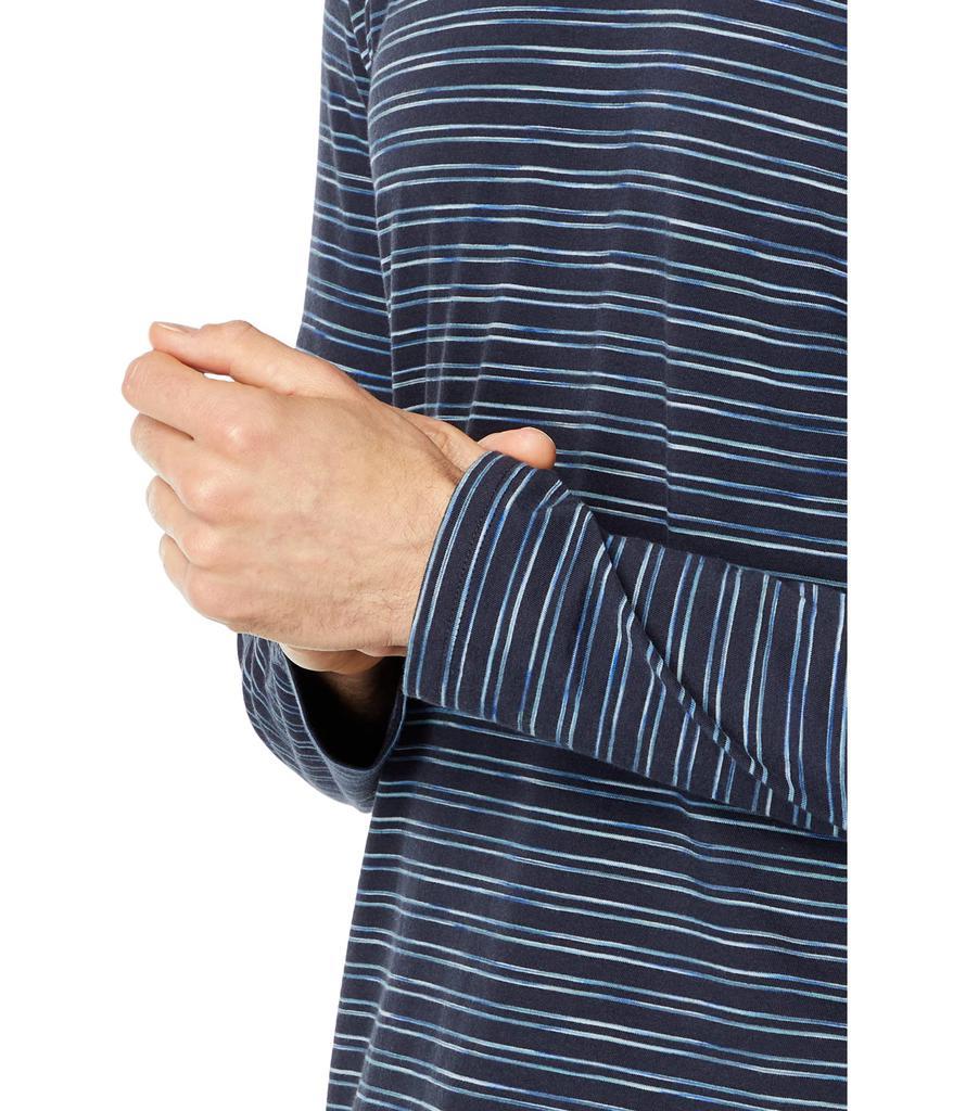 商品Vince|Space Dye Tonal Stripe Long Sleeve Crew,价格¥368-¥458,第5张图片详细描述