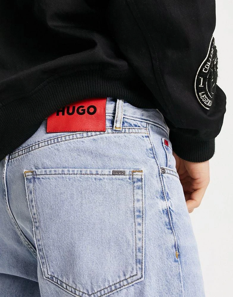 商品Hugo Boss|HUGO 640 regular fit jeans in light blue,价格¥1249,第2张图片详细描述