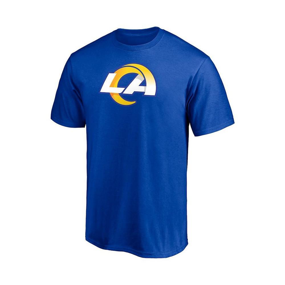 商品Fanatics|Men's Aaron Donald Royal Los Angeles Rams Player Icon Name and Number T-shirt,价格¥239,第6张图片详细描述