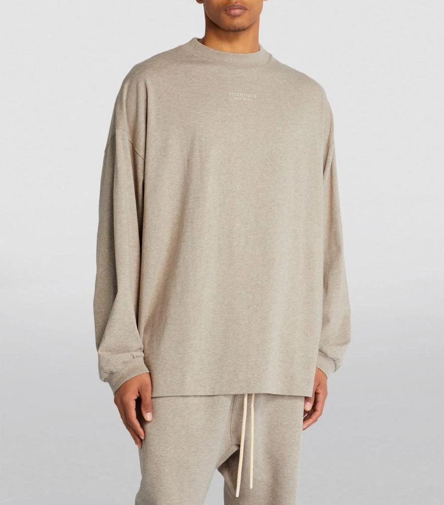 商品Essentials|Cotton Long-Sleeve T-Shirt,价格¥578,第3张图片详细描述