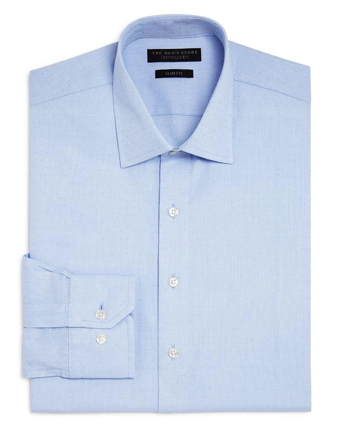 商品The Men's Store at Bloomingdale's|Textured Dot Slim Fit Dress Shirt - Exclusive,价格¥177,第1张图片