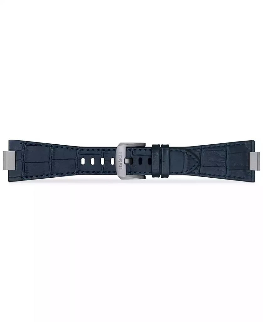 商品Tissot|Men's Swiss Automatic PRX Powermatic 80 Blue Leather Strap Watch 40mm,价格¥5045,第4张图片详细描述