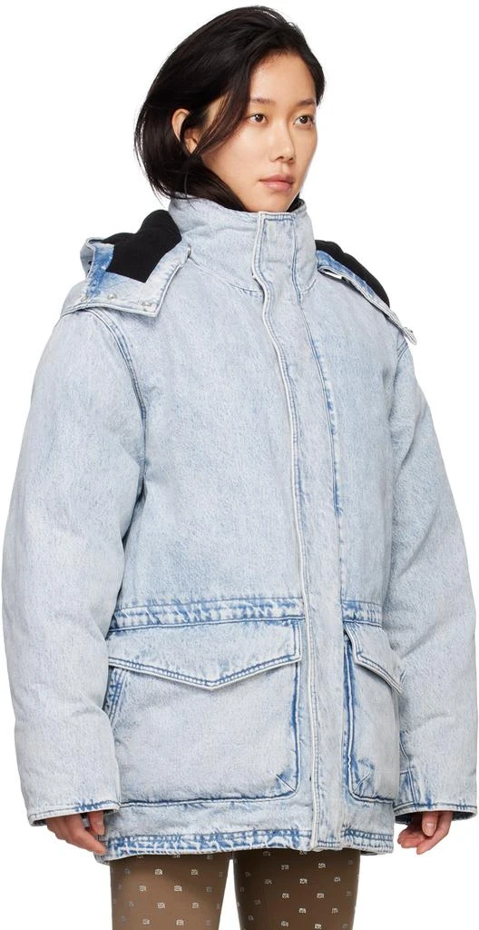 商品Alexander Wang|Blue Extreme Puffer Denim Jacket,价格¥3220,第2张图片详细描述