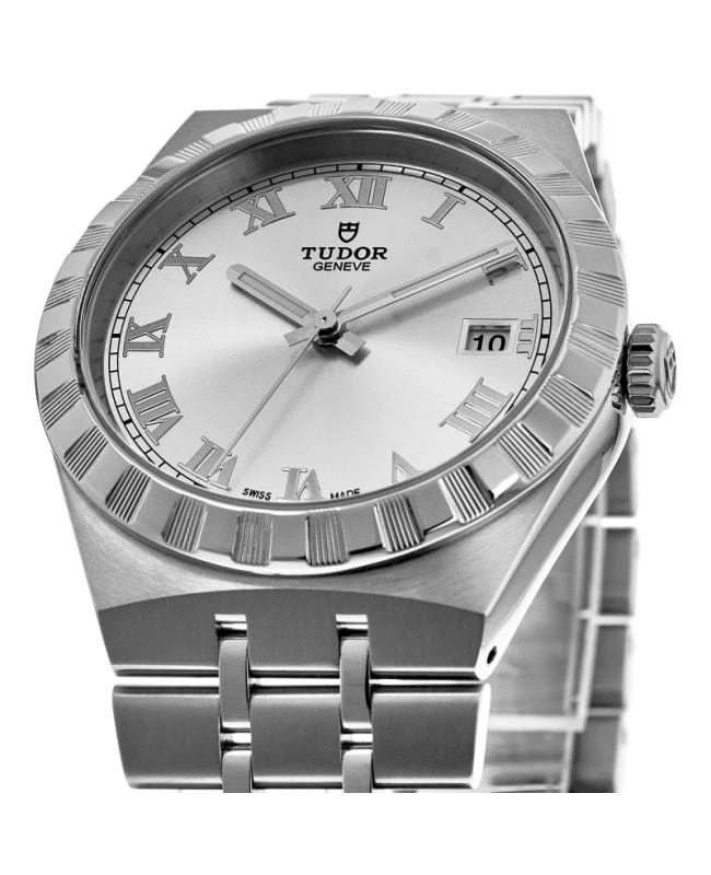 商品Tudor|Tudor Royal Silver Dial Stainless Steel Unisex Watch M28400-0001,价格¥18760,第2张图片详细描述