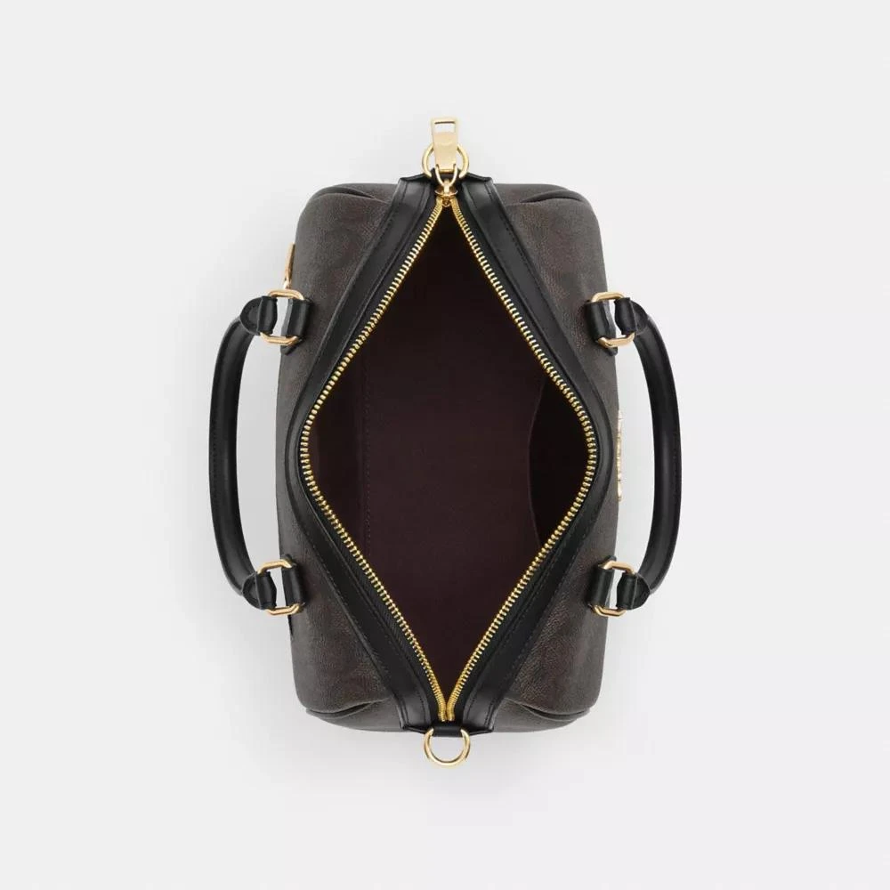 商品Coach|Rowan Satchel Bag In Signature Canvas,价格¥1386,第5张图片详细描述