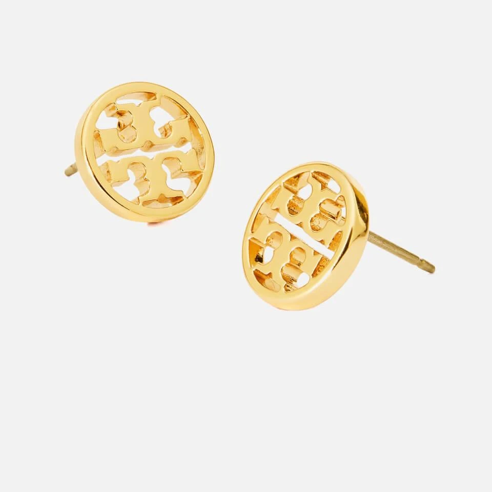 商品Tory Burch|Tory Burch Miller 18k Gold-Plated Stud Earrings,价格¥777,第2张图片详细描述