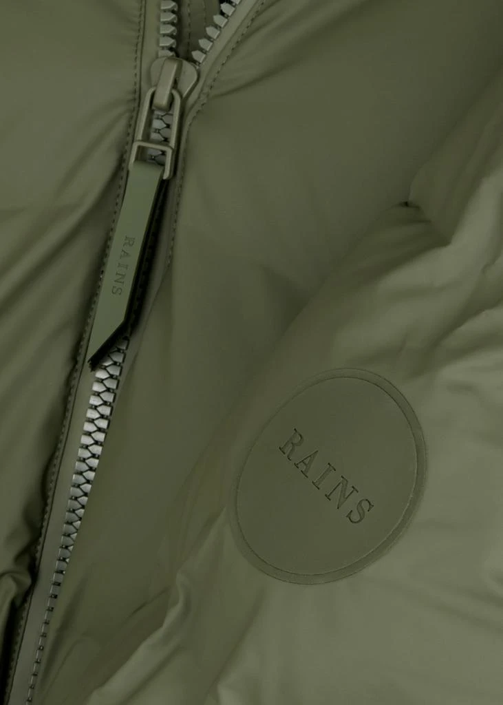商品RAINS|Green quilted rubberised jacket,价格¥1612,第5张图片详细描述
