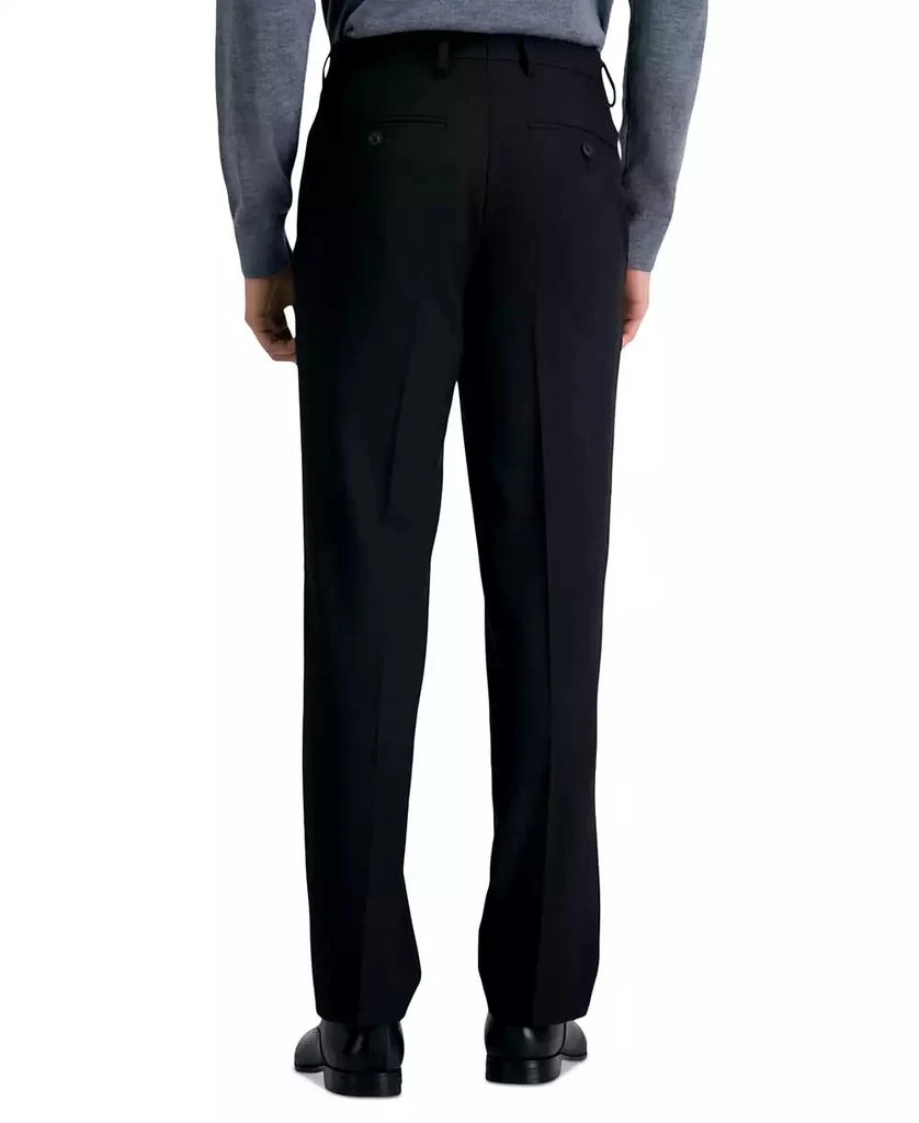 商品Haggar|Men’s Premium Comfort Straight-Fit 4-Way Stretch Wrinkle-Free Flat-Front Dress Pants,价格¥380,第3张图片详细描述